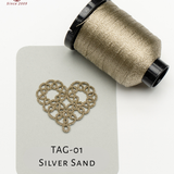 TAG SERIES SILVER 3-PLY METALLIC THREAD | OEKO-TEX® I Class Certified