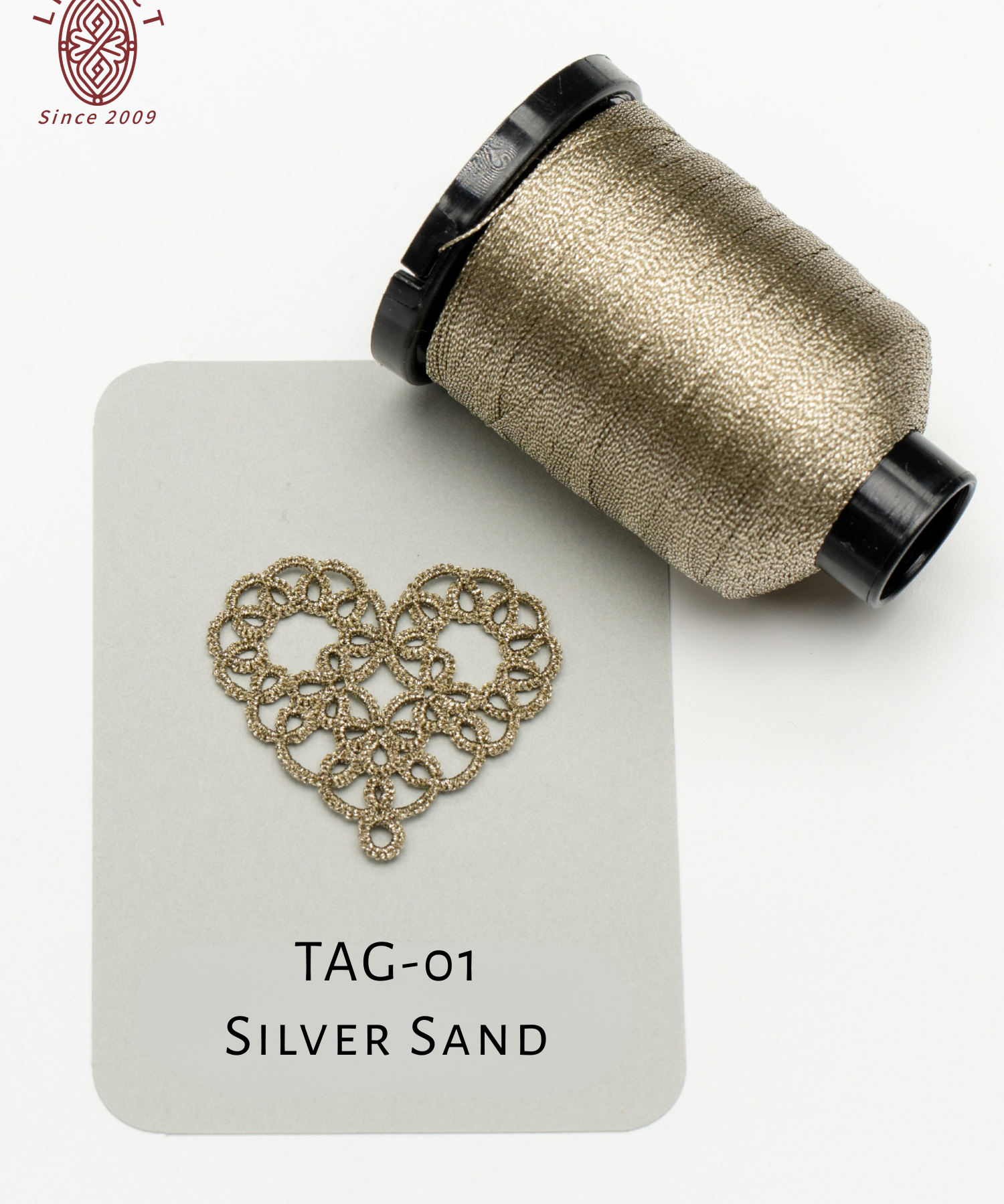 TAG SERIES SILVER 3-PLY METALLIC THREAD | OEKO-TEX® I Class Certified