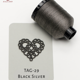 TAG SERIES SILVER 3-PLY METALLIC THREAD | OEKO-TEX® I Class Certified