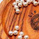 WOODEN THREAD SPOOL HOLDER & TRAY
