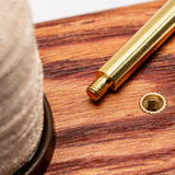 WOODEN THREAD SPOOL HOLDER & TRAY