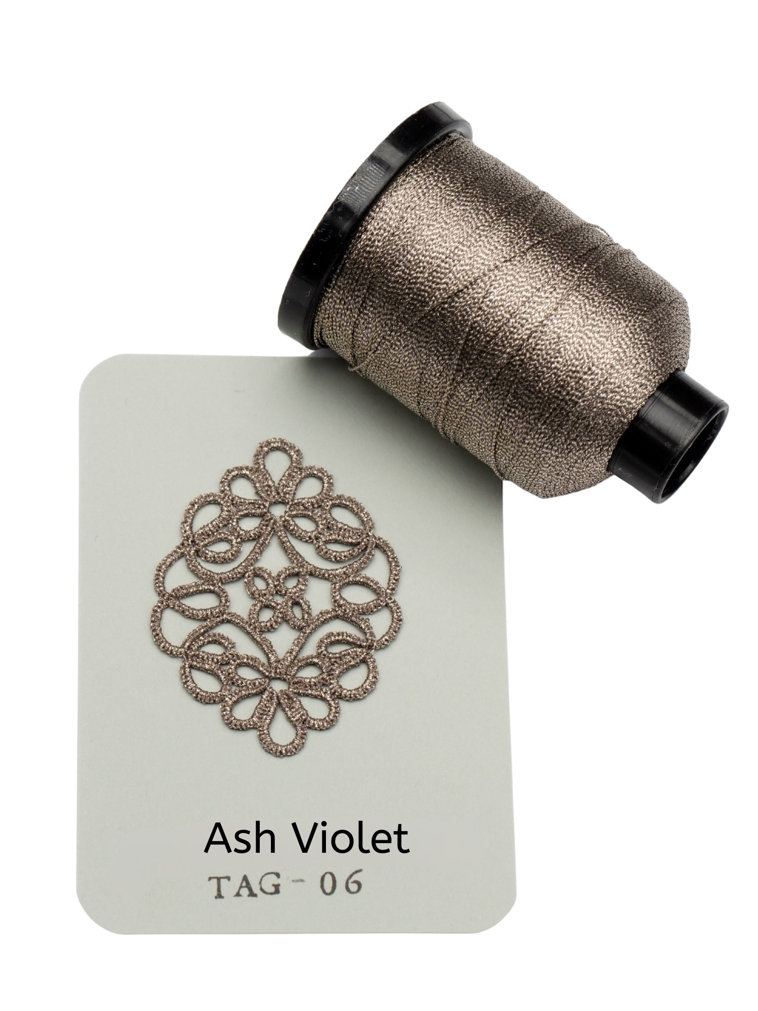 Silver Infused Threads SILVER SHINNY THREAD FOR SHUTTLE TATTING | OEKO-TEX® I Class Certified ...