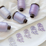 Macaroon Lace Metallic Thread ｜ Violet Collection