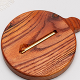 WOODEN THREAD SPOOL HOLDER & TRAY